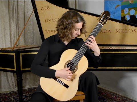 Fantasy For Guitar By Malcolm Arnold, Performed By Eva Victoria Schockmel On A 2024 Batell Spruce Double-top